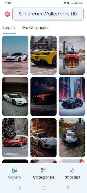 Supercars Wallpapers HD Screenshot 0