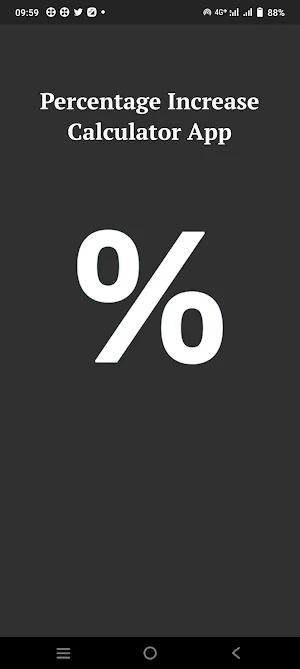Percentage Increase Calculator Screenshot 0