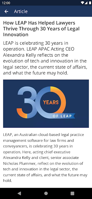 OneLEAP Screenshot 2
