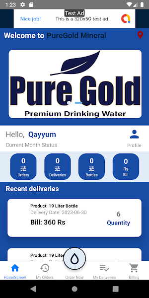 PureGold Mineral Water Screenshot 2