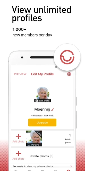 Senior Match: Mature Dating App for Silver Singles Screenshot 3