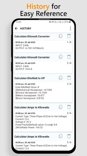Kilowatt Calculator: kW btu Screenshot 3