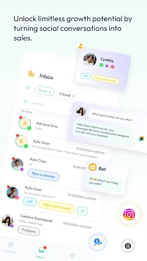 ChatBooster - Social Commerce Screenshot 1