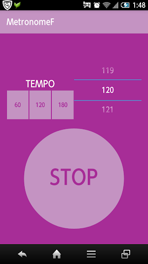 Metronome F Screenshot 1