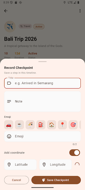 Timelinz: Journey Timeline Screenshot 3
