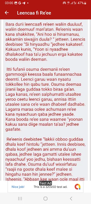 Oduu Durii Afaan Oromoo 2023 Screenshot 1