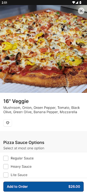Saucey Slices Pizzeria Screenshot 2