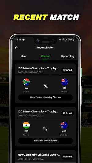 Live Cricket TV HD 2025 Screenshot 2