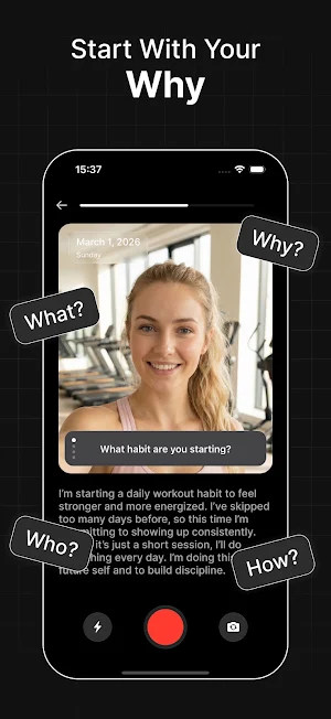 HabitCam: Video Habit Tracker Screenshot 2