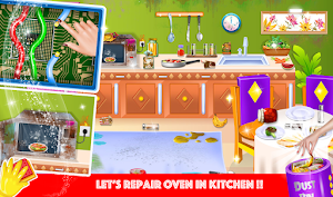 Dirty House Cleaning Girl Game Screenshot 1