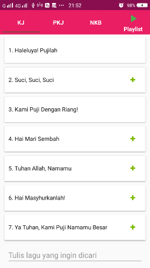 Alkitab and Kidung (KJ, PKJ, NKB) Screenshot 2