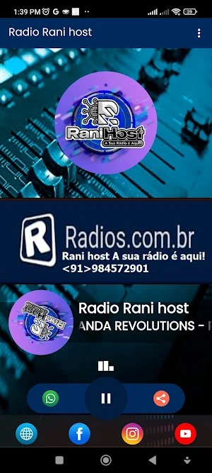 Rádio Rani host Screenshot 3