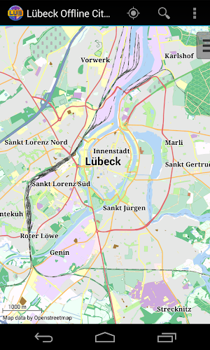 Lübeck Offline City Map Screenshot 0