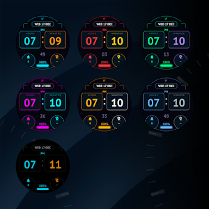 Sci Fi Hud - watch face Screenshot 2