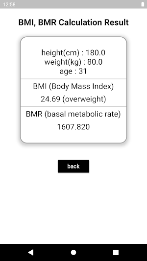 bmi calculator kg with age for men women Screenshot 1