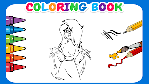 Hazbin coloring book Hotel Screenshot 0