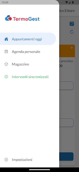 TermoGest App Tecnico Screenshot 3