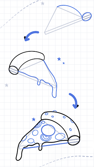 Learn to draw kawaii food Screenshot 2
