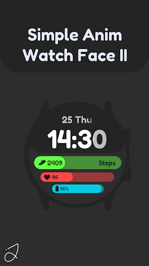 Simple Bar Watch Face Screenshot 0