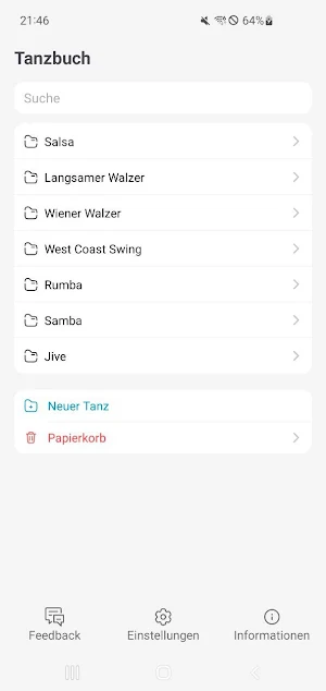 Tanzbuch Screenshot 3