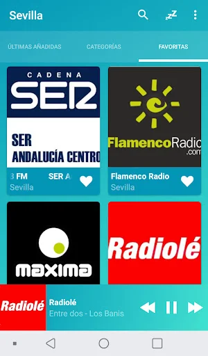Sevilla radios online Screenshot 3