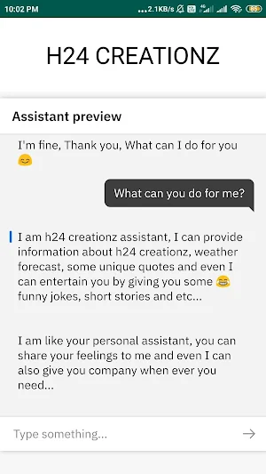 H24 CREATIONZ ASSISTANT 2.4 Screenshot 3