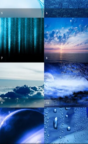 blue wallpaper Screenshot 1