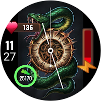 A096 Snake Hybrid Watchface