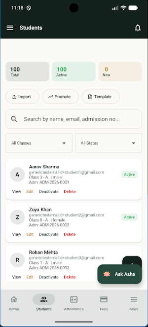 EduxenOS — Education ERP Screenshot 1