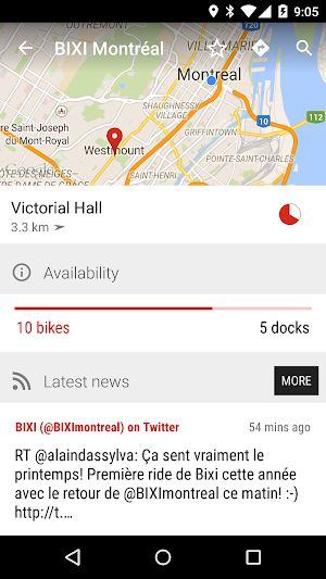 Montreal BIXI Bike - MonTrans… Screenshot 1