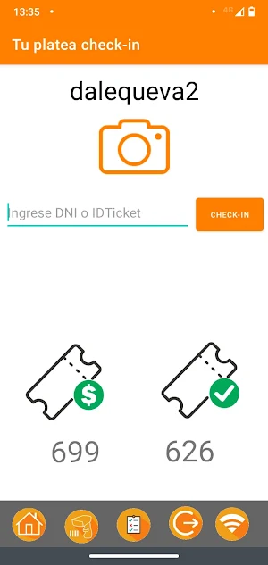 Tu platea Check-in Screenshot 2