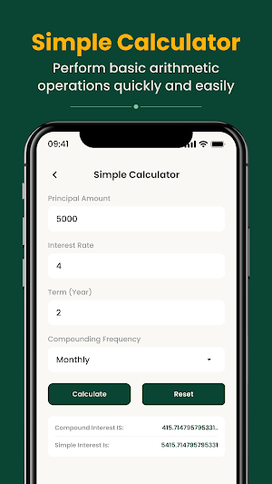 Aadhar Pe EMI Loan Calculator Screenshot 2