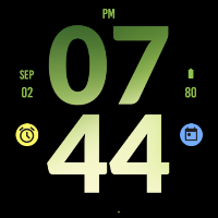 Army Green Watch Face