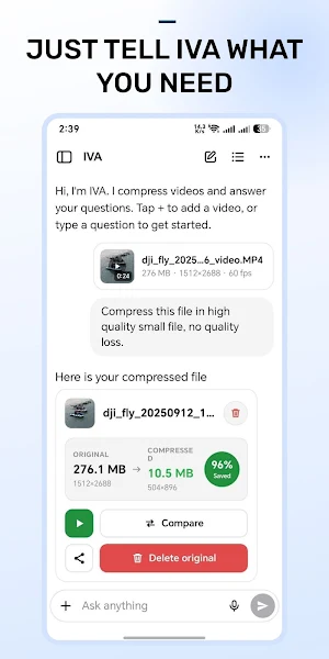 Video Compressor, Converter AI Screenshot 1