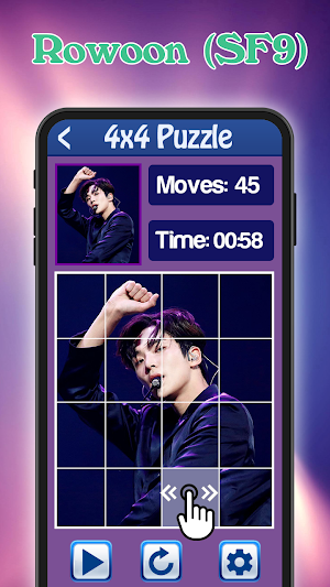 Slide Puzzle Rowoon (SF9) Game Screenshot 3