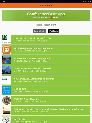 R@H ConferenceBeat Event App Screenshot 3
