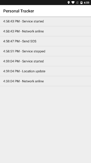 GPS Personal Tracker Screenshot 2