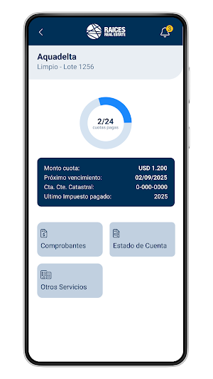 Raíces Real Estate Screenshot 0