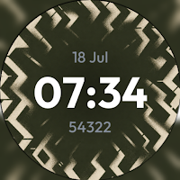 Stencil Pochoir – sprayed dial