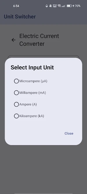 Unit Switcher Screenshot 1