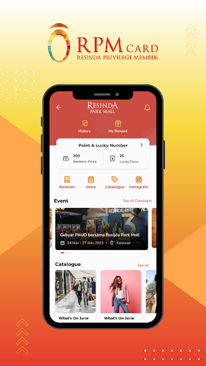Resinda Privilege Member Card Screenshot 1