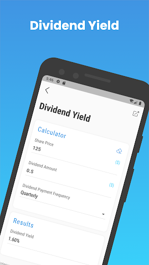 Dividend Calculators Screenshot 3