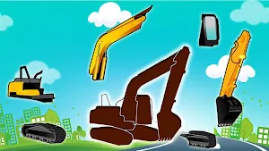 Car puzzles for toddlers - Vehicle sounds Screenshot 0