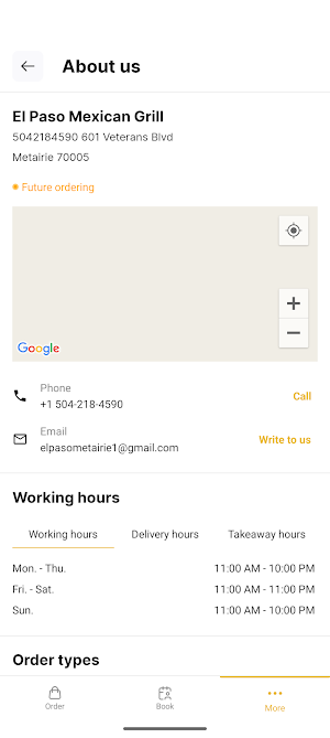 El Paso Mexican Grill Screenshot 1