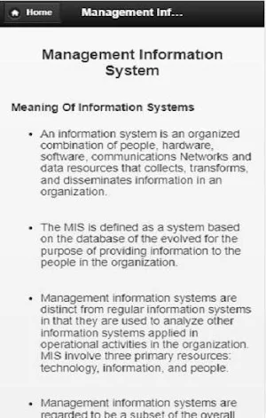 Management Information System Screenshot 1