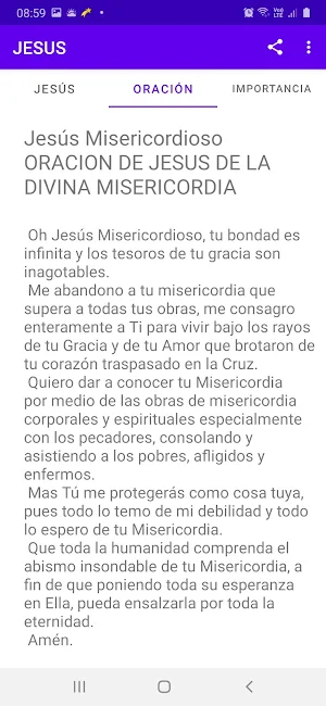 Jesús Misericordioso Screenshot 1