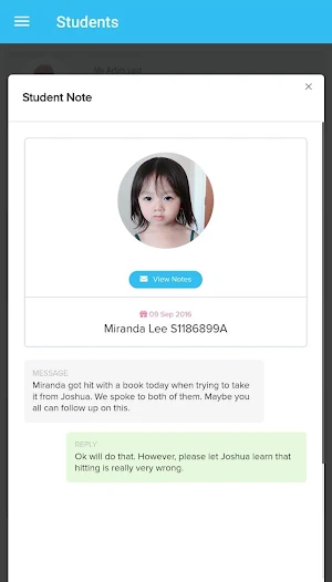 KinderConnect: Teacher Screenshot 2