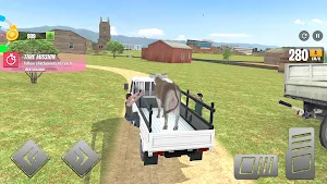 Animal Cargo Truck Driving 3D Screenshot 1