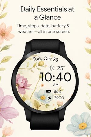 Wildflower WatchFace Screenshot 1