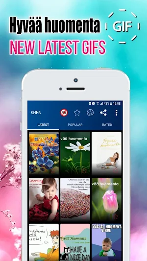 Finnish Good Morning Gifs Screenshot 0